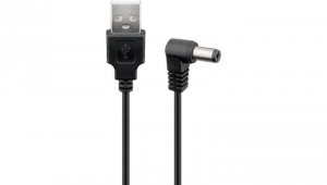 Kabel USB–DC 5,5 x 2,1 mm - Długość kabla 1 m