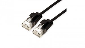 ROLINE UTP Data Center Patch Cord Cat.6A (Class EA), LSOH, bardzo cienki, czarny, 3 m