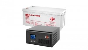 ZESTAW ZASILANIA AWARYJNEGO UPS + AKUMULATOR ŻELOWY 1500VA 1000W 2400Wh