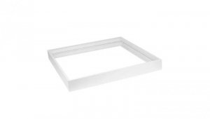 Ramka aluminiowa do paneli LED 600x600 – wysokość 70 mm, montaż natynkowy, kolor biały RAL9003