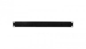 Maskownica do szafy 19 cali 1U czarna (RAL 9005) TN-19-M1U-BK