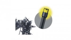 Lampki choinkowe sople XMAS icicle różne tryby 9W 600LED 10m IP44 ciepły biały D4CW03