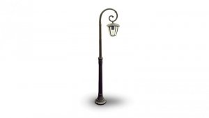 Lampa Ogrodowa Pole VT-737 E27 Max. 60W Czarna 7060