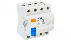 Wyłącznik różnicowoprądowy 4P 40A 30mA typ AC LC-Tec EBS9RN-4P/30/40/AC LCTEC-EBS9RN-4P/30/4