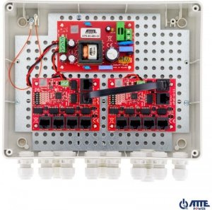 Zestaw buforowy do 16 kamer IP switch Po 16P+2G ATTE IPUPS-16-20-R5U0