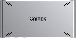 Przełącznik KVM Unitek USB-C 10Gbps z HDMI i transferem plików między systemami
