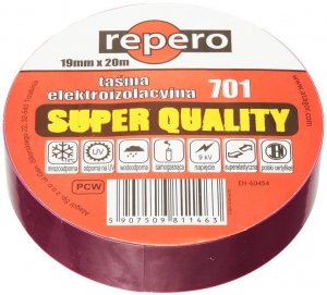 TAŚMA IZOLACYJNA REPERO 701 FIOLETOWA 19MMX20M