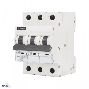 Wyłącznik nadprądowy 6KA 3P B 20A VDE SCHELINGER
