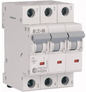 EATON WYŁĄCZNIK NADPRĄDOWY B 20A 3P 3M 6KA HN-B20/3
