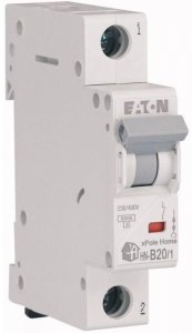 EATON WYŁĄCZNIK NADPRĄDOWY B 20A 1P 1M 6KA HN-B20/1
