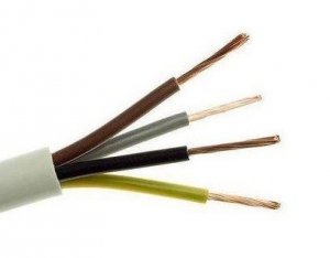 H05VV-F OWY 4X 2.5 ŻO BIAŁY PRZEWÓD OKRĄGŁY 300/500V KL.5 DO ODBIORNIKÓW RUCHOMYCH