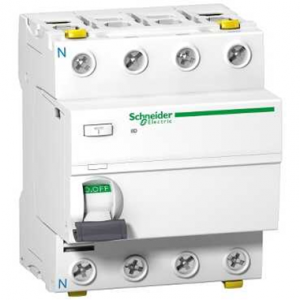 Schneider Electric Wyłącznik różnicowoprądowy Acti9  iID-25-4-300-AC 25A 4-biegunowy 300mA typ AC, A9Z14425