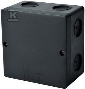 PUSZKA IP66 - KSK 100 FA UV (CZARNA)
