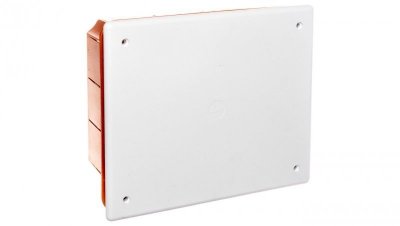 Puszka podtynkowa 160x130x70mm ze śrubami biała OL10004