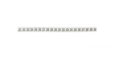 Oznacznik DK 2/Z5 /21-30/ biały 89280006 (100szt.)