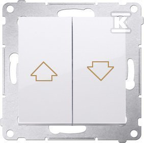 PRZ.ŻALUZ BLOK.ELEK.+RAM.IP44 BI.SIMON5