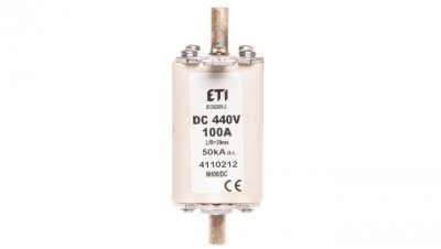 Wkładka bezpiecznikowa NH00 100A 440V DC WT-00 004110212
