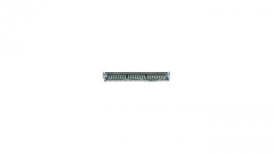 Patch panel FTP Cat6 24 porty, 1U, czarny