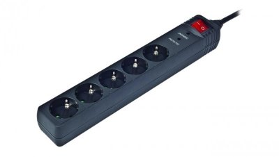 Listwa zasilająca ENERGENIE SPG5-C-5 (5 x VDE 1,5m kolor czarny)