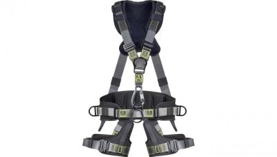 SZELKI DO ASEKURACJI Z PASEM BIODROWYM I PASAMI UDOWYMI - 5 PUNKTÓW ZACZEPOWYCH