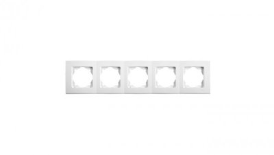 Panasonic LINNERA S Ramka 5-krotna biały połysk 91480005