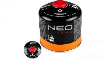 Nabój, kartusz gazowy BUTAN nakręcany do lutownic, palników gazowych 500g NEO 20-036