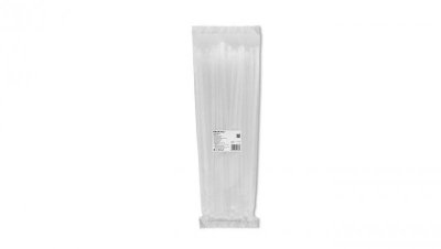 Qoltec Opaski zaciskowe wielorazowe/trytki 7.2*400mm Nylon66 UV Białe