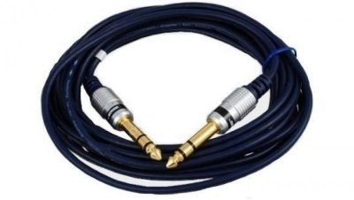 VITALCO MK61 Kabel instrumentalny Audio Jack 6,3mm Stereo (wtyk / wtyk) 3m 41.2316