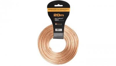Przewód głośnikowy CCA 2x1,5 ECa LB0008-20 LIBOX /20m/