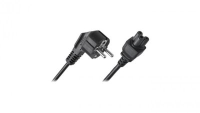 Kabel zasilający LAPTOP (MIKI) IEC 7/7 - IEC 320 C5 1,5m LB0176 Libox