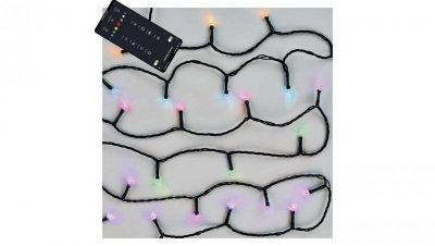 Lampki choinkowe GoSmart 180LED 18m, RGB, czarny przewód, 64 programów, IP44, Wi-Fi D4ZR03