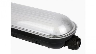 Oprawa liniowa hermetyczna LED line LINKER 40W 4000K 120cm 150lm/W 6000lm czarna IP65 atest PZH TUV 5 lat gwar.