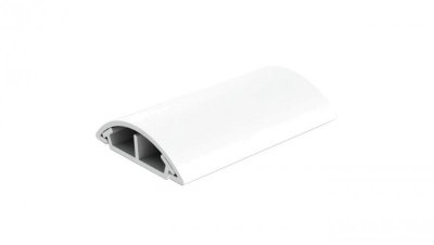 Listwa maskująca przewody TV maskownica uniwersalna napodłogowa naścienna 34x10mm biała 2m z folią ochronną KOPOS / 2 m /