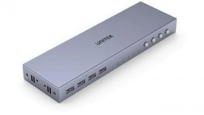 Unitek V306A Przełącznik KVM 4K HDMI 2.0 4-in 1-out +USB