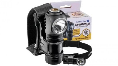 Latarka ręczna / czołowa Luminus SST20 10W LED everActive FL-55R 500 lumenów IP66