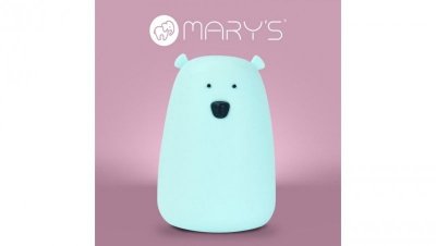 MARYS LAMPKA LED MIŚ DUŻY NIEBIESKI RGB+WW +RC