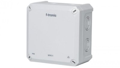 Puszka instalacyjna natynkowa NFK11 110x110x67mm bezhalogenowa hermetyczna IP66 szara NEPTUN Compact F-TRONIC