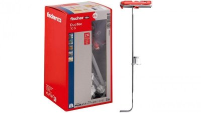 Kołki uchylne, zaciskowe uniwersalne do wielu powierzchni DuoTec 10S 10mm z wkrętem FISCHER 25 sztuk