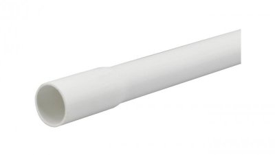 Rura elektroinstalacyjna sztywna RLM-25 gładka kielichowa 320N PVC UV biała 2m /15szt/
