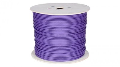 Kabel FTP kat.6A U/FTP 4x2x0,56 Dca fioletowy LSOH NEKU 500m