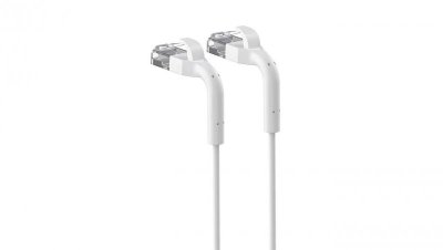 Patchcord LAN Miedź Kabel sieciowy skrętka, łamana końcówka Extralink Kat.6 U/FTP 1m 1Gbps Biały