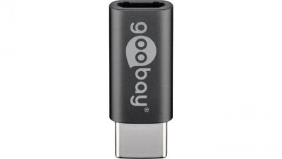 Adapter USB-C™ na USB 2.0 Micro-B, szary