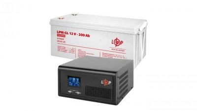 ZESTAW ZASILANIA AWARYJNEGO UPS + AKUMULATOR ŻELOWY 1500VA 1000W 2400Wh