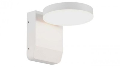 Lampa ścienna okrągła, kinkiet 350st LED 17W 2520lm 4000K biały barwa NW biała neutralna IP65 V-TAC VT-11020-RD-W