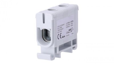 Złączka szynowa zgx 1x50 mm2 szara GEP-00045