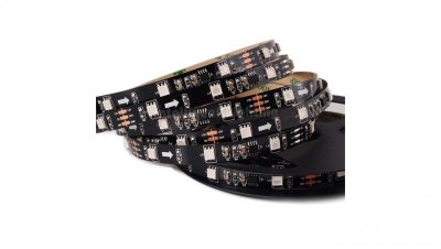 Taśma 12VDC RGB 60 led smd 5050 IP20 5m IC cyfrowa 100 pikseli na 5m WS2811
