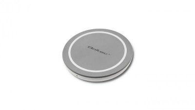 Qoltec Bezprzewodowa ładowarka indukcyjna RING Qualcomm QuickCharge 3.0 10W Szary
