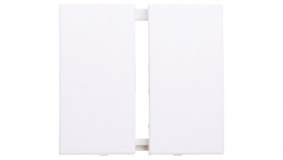 B.1 Klawisz 2-biegunowy świecznikowy śnieżnobiały tworzywo GLAS 16231909