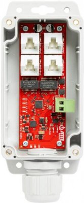 Switch PoE 4 portowy ATTE APT-4-11-CA1 + Extender w obudowie zewnętrznej IP68