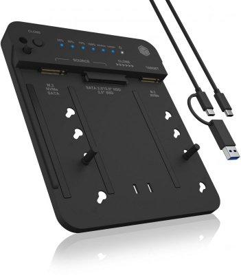 Stacja klonująca i dokująca IcyBox  IB-2913MCL-C31 dla M.2 NVMe SSD i HDD
